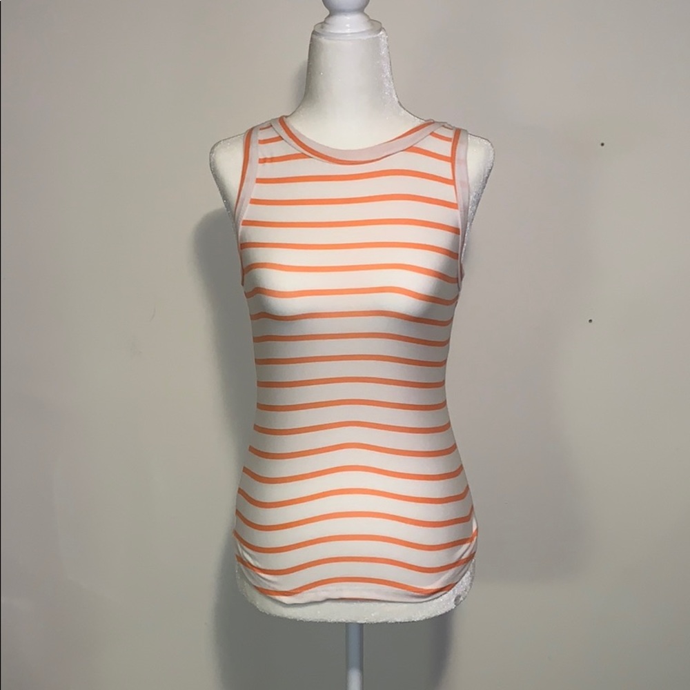 Striped slim fit tank